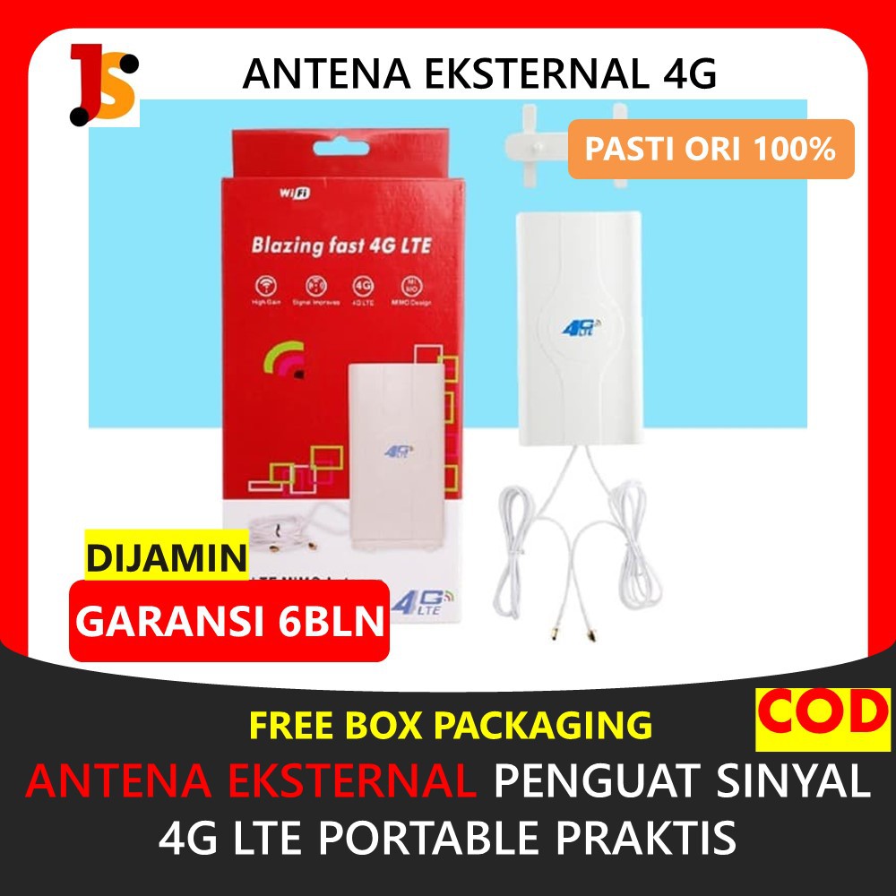 ANTENA PENGUAT SINYAL WIFI 4G PENGUAT SINYAL INTERNET EKSTERNAL PANJANG 5 METER SIGNAL BOOSTER JS130