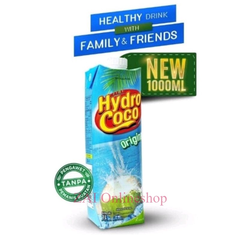 

Hydro Coco 1 liter air kelapa asli 1000ml