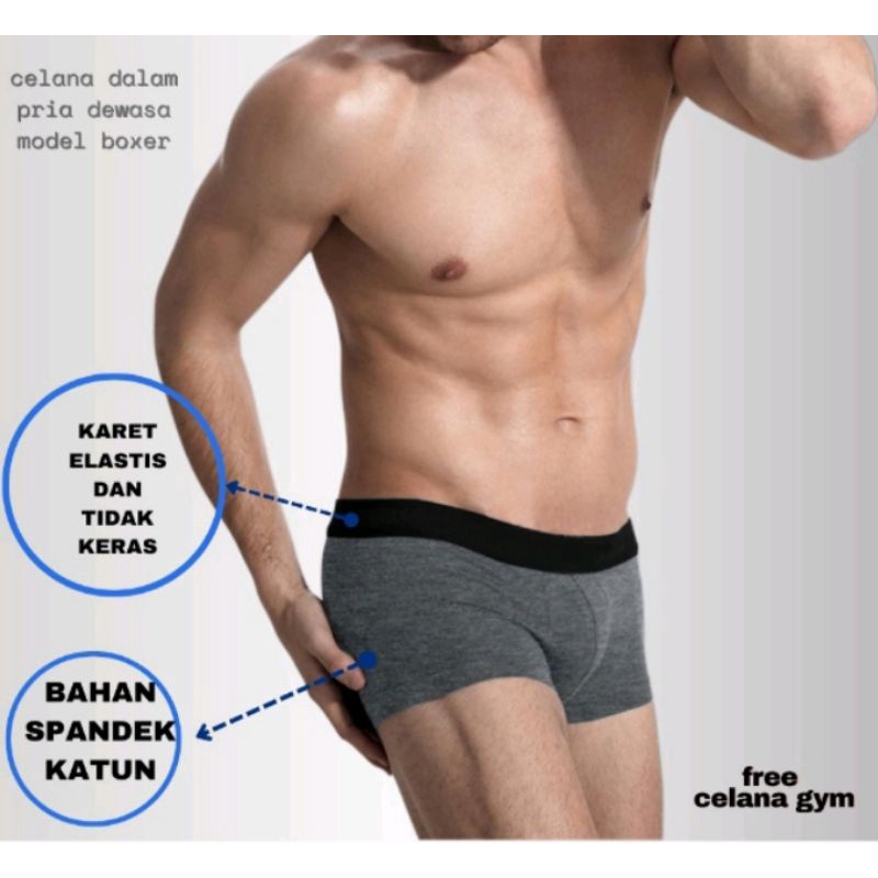 celana dalam pria boxer paket 6pcs CD boxer