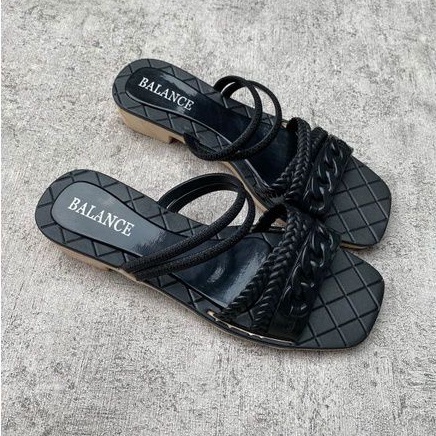 Sandal Jelly Tali Silang Anyam 8821-2