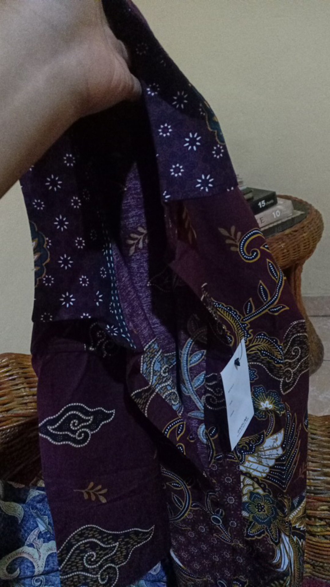 [gridline - S141 Green & Grey] Kemeja Batik Slimfit Pria Katun Lengan Pendek Match Keren Modern