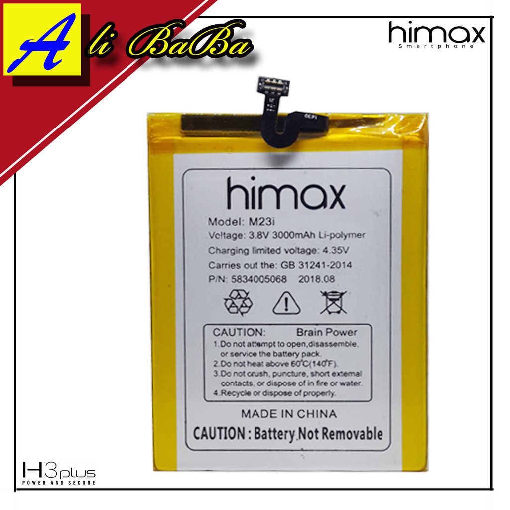 Baterai Handphone Himax H3 Plus M23i Batre HP Himax M23i Battery Himax H3 Plus Batre Himax M23i