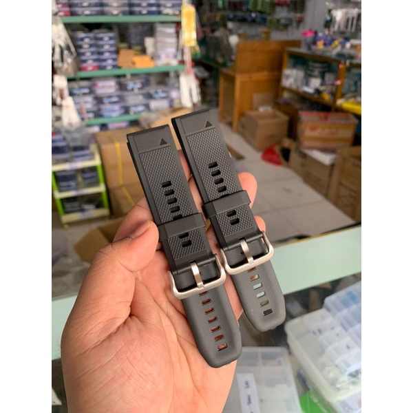 Strap Tali Jam Tangan Karet Rubber 24MM