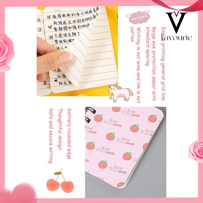 [COD]A7 Rollover Coil Buku Mahasiswa Saku Buku Kecil Mini Notebook Diary Portable Office Notepad-FA