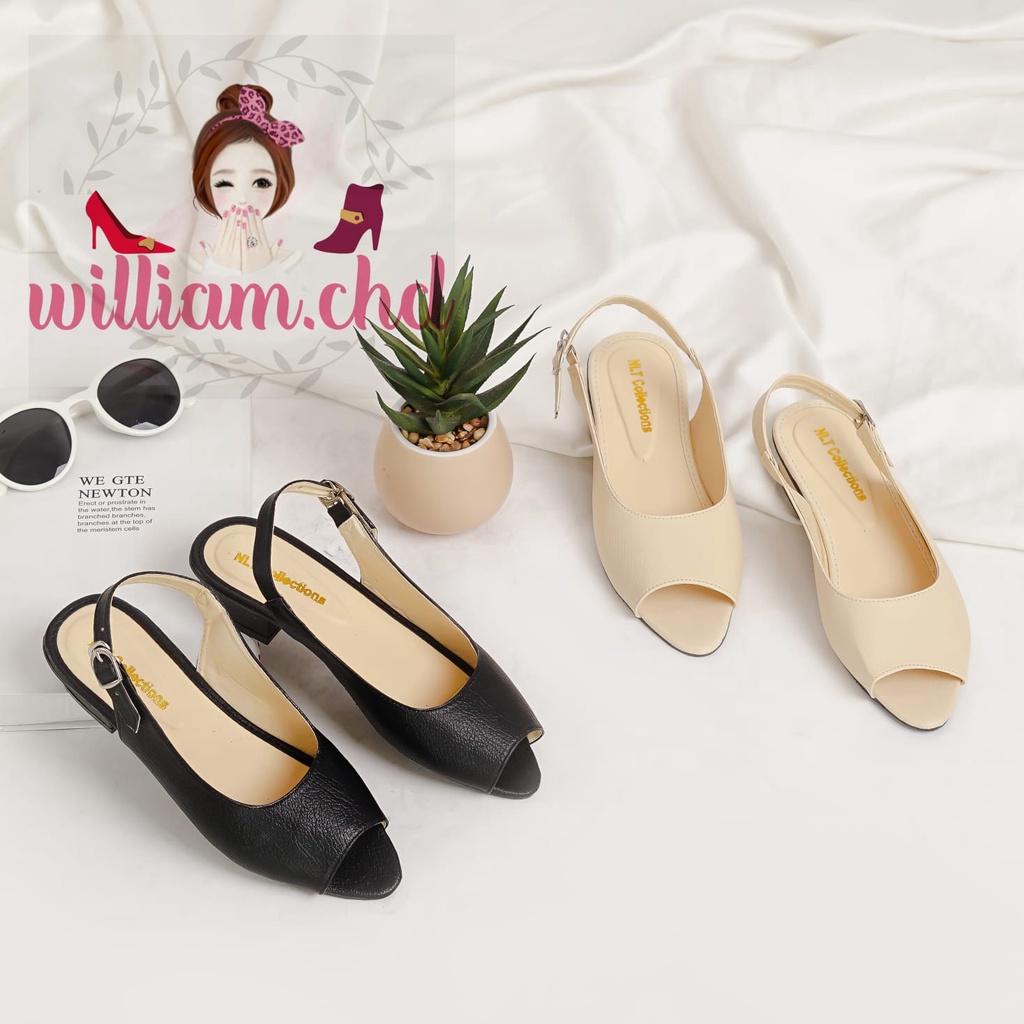 Jakarta - Heels wanita korea kasual hak 3 cm model baru heels rapunzel