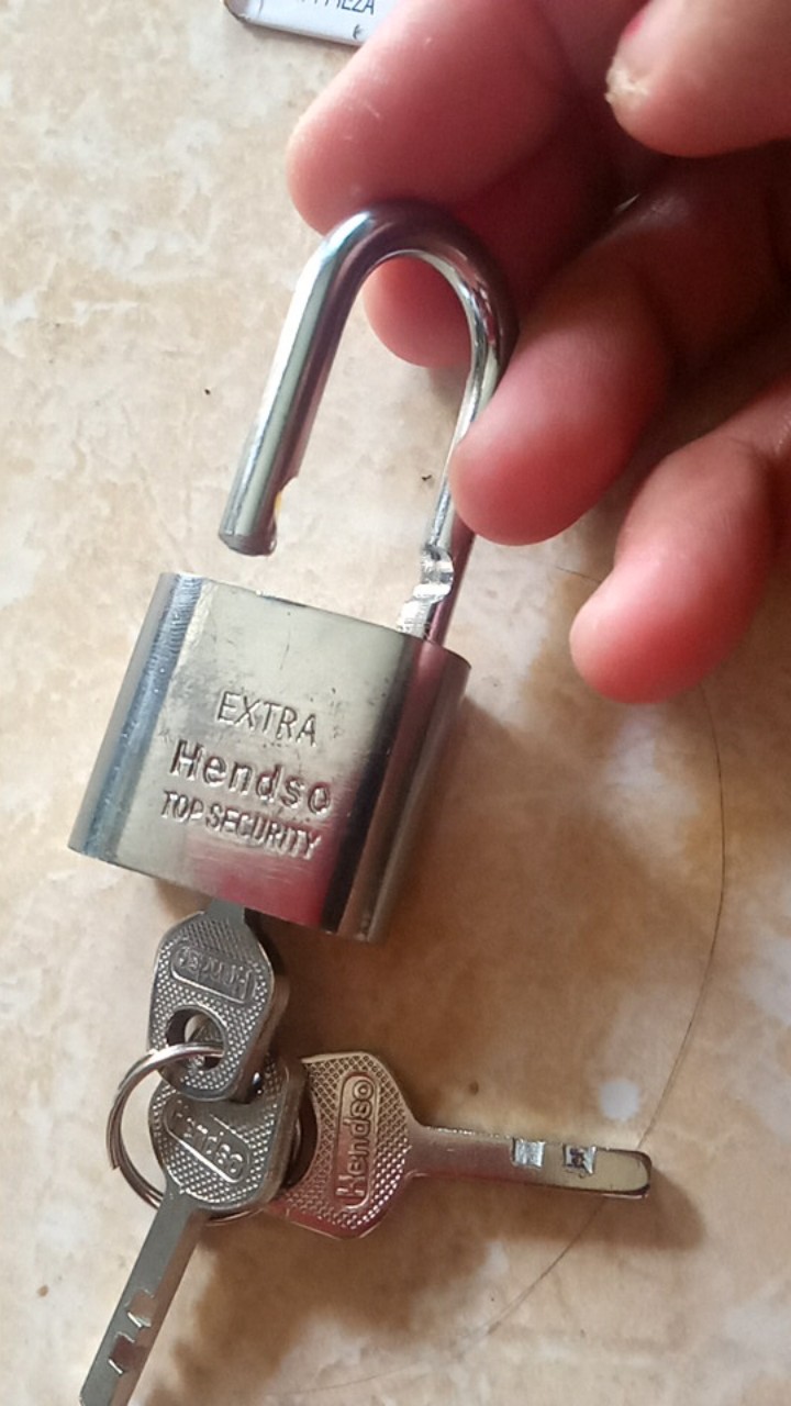 Gembok Putih Anti Rust Anti Maling Anti Cut