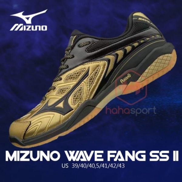 Promo Sepatu Badminton Mizuno WAVE FANG SS 2 - Hitam 40 Murah