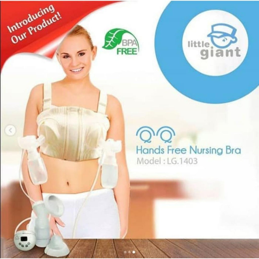 Little Giant LG 1403 Hands Free Nursing Bra Pompa Asi