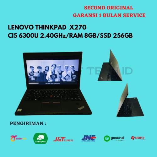LAPTOP MURAH LENOVO THINKPAD X270 - GEN 6 2.40 GHZ - SECOND BERGARANSI