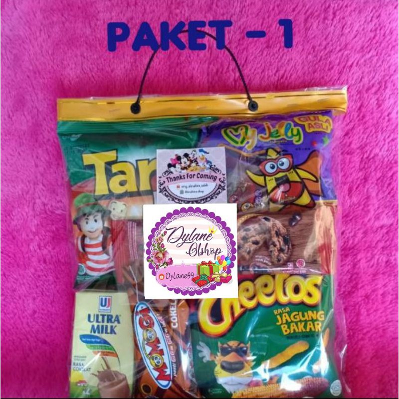 

Paket Snack Ultah / Snack Ulang tahun / Bingkisan Snack