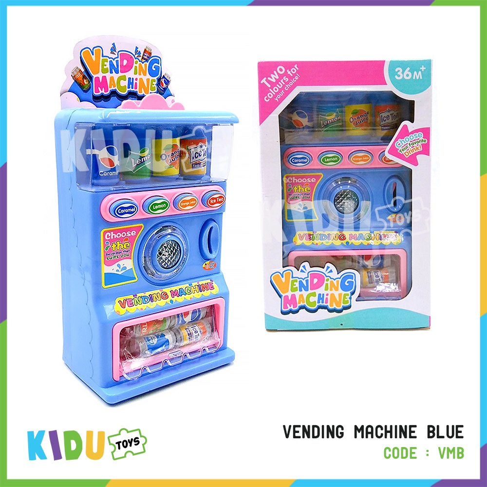 Mainan Anak Mesin Minum Otomatis / Vending Machine Kidu Toys