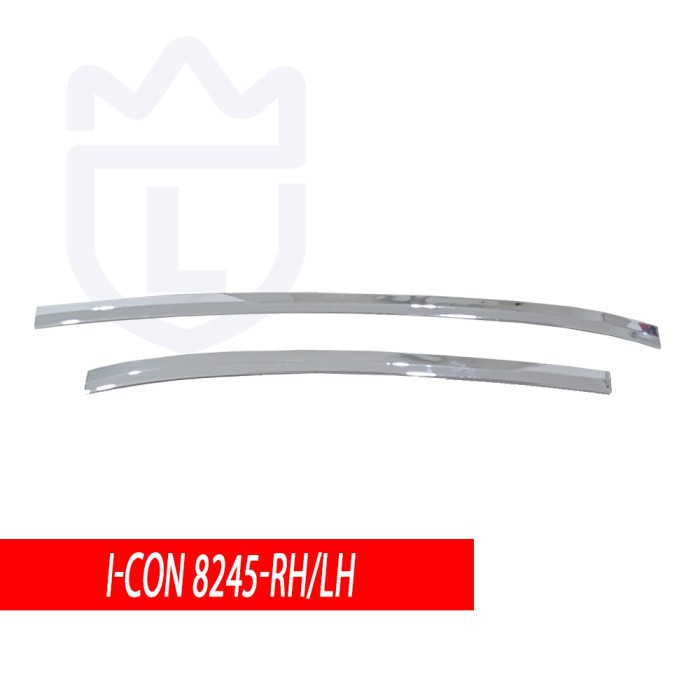 WINDOW LIST / LIS KACA BELAKANG TOYOTA RUSH 2018 LOWIN 8245 CHROME