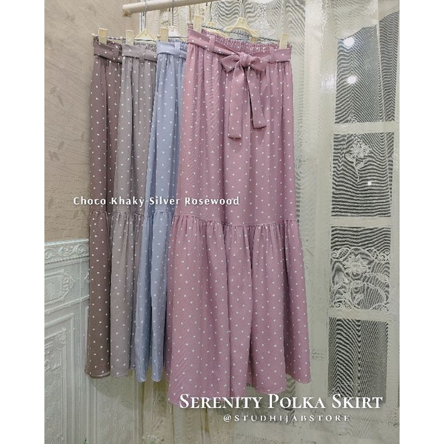 Polkadot Serenity Skirt by Studhijabstore