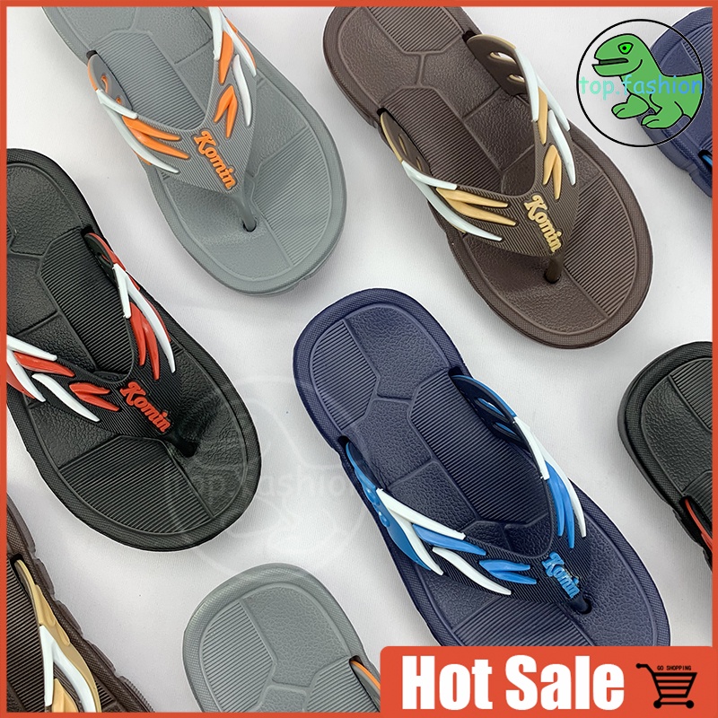 sandal komin ank original sendal jepit cowok karet sendal datar fashion sandal outdoor casual