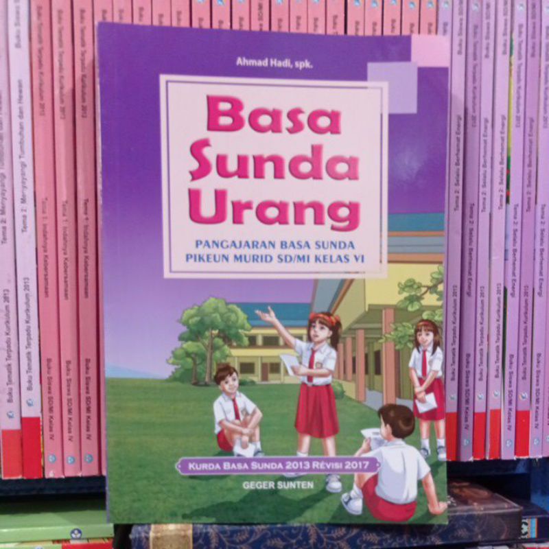buku paket bahasa sunda urang kelas 6 sd/mi penerbit geger sunten revisi 2017
