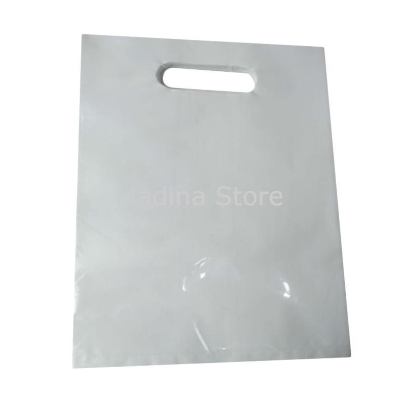 

PALING DICARI!!! Tas Olshop Plastik Pond Oval Polos Warna Silver Uk. 20 x 30