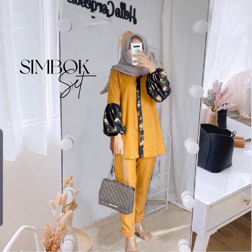 PAKAIAN SETELAN TERBARU SET SIMBOK DMR