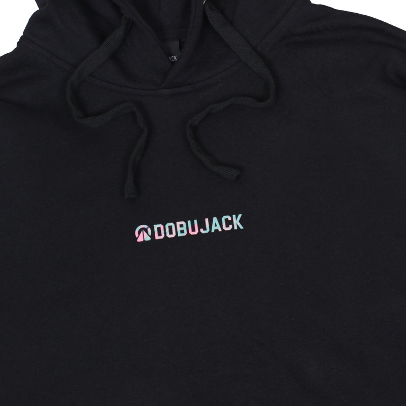 Dobujack Little Logo Black On Black Hoodie / Hoodie Dobujack Little Logo Hitam Pria / Sweater Hoodie Dobujack Pria Terbaru / Hoodie Dobujack / Jaket Dobujack / Hoodie Evacuation / Sweater Dobujack