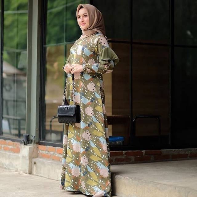 [NEW] AQILA DRESS BY KALEELA.ID | Gamis Syari Modern Kaleela size L