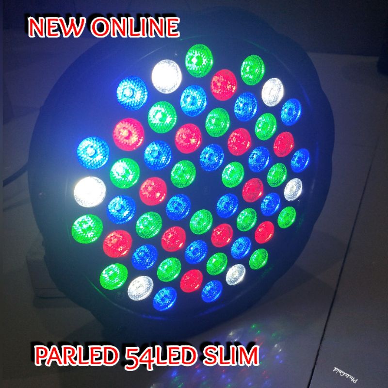 LAMPU PARLED RGBW 54 LED MERK REDSUN