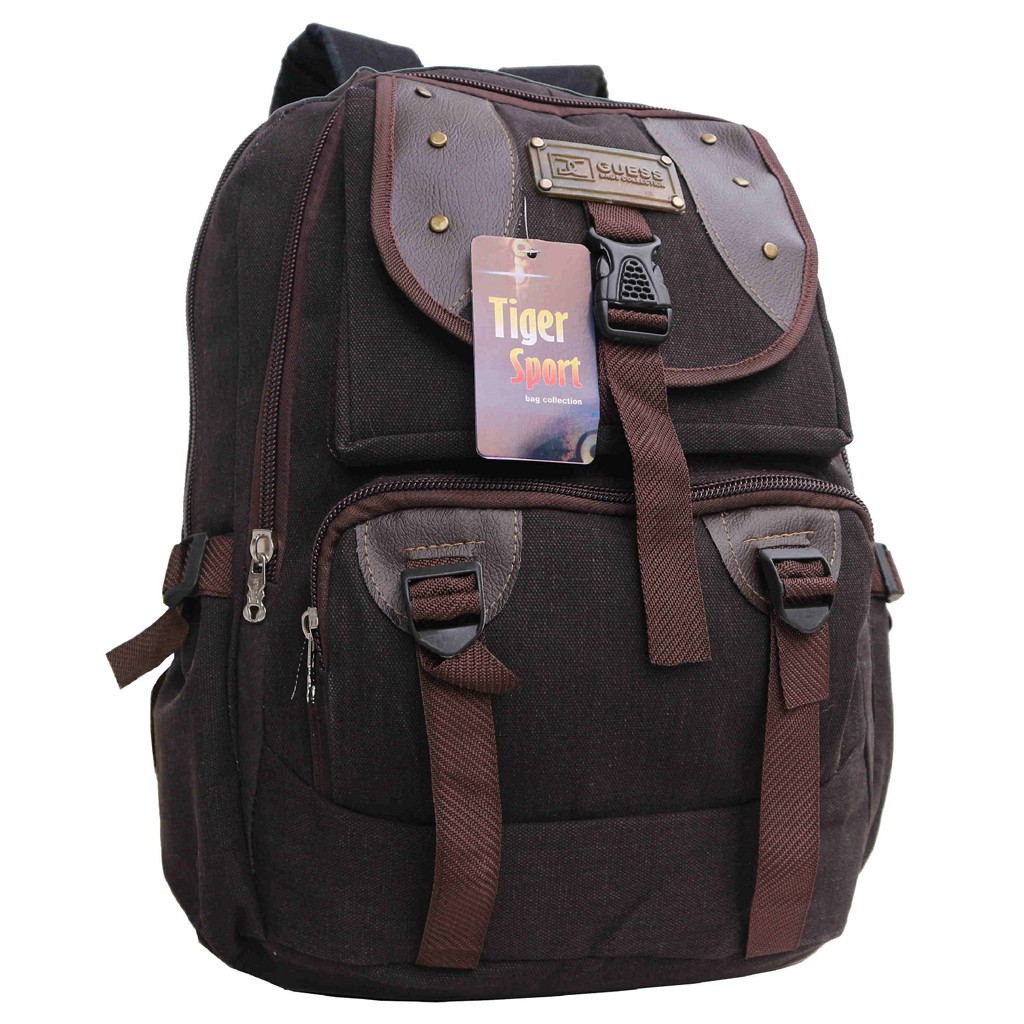 Jual Tas Punggung Ransel Adventure Keren Kuat Classic Elegan Termurah Canvas Distro Kanvas Guess