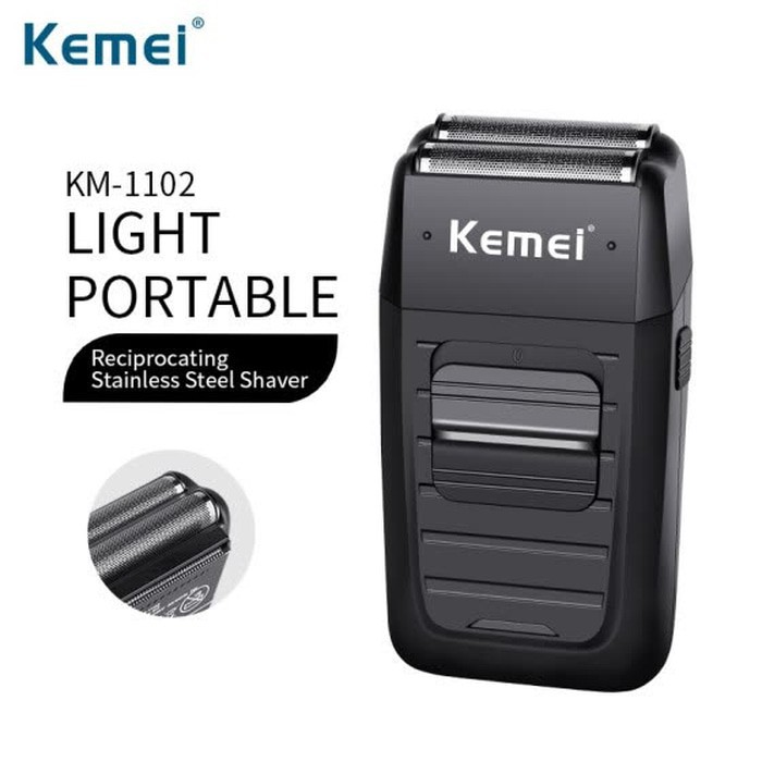 Kemei KM-1102 Shaver Profesional Alat Cukur Rambut Kumis Jenggot