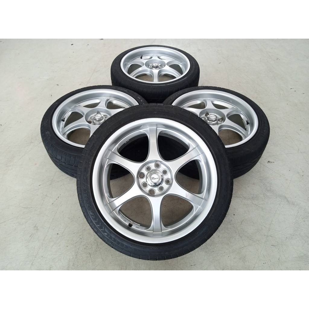 Velg Mobil Bekas Type K-Speed Ring 18 Ban Achilles ATR Sport 225 45 R18
