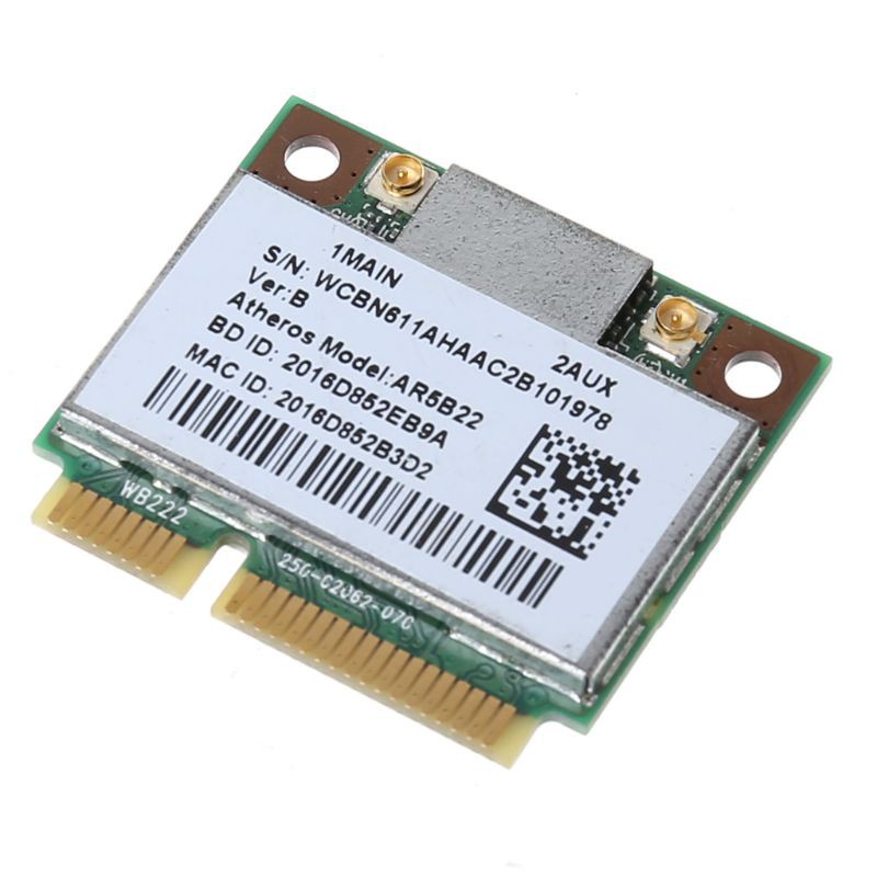 Cre Ar9462 Ar5B22 Wb222 Adapter Card Wifi Wireless Bluetooth 4.0 300mbps Untuk Pc / Laptop