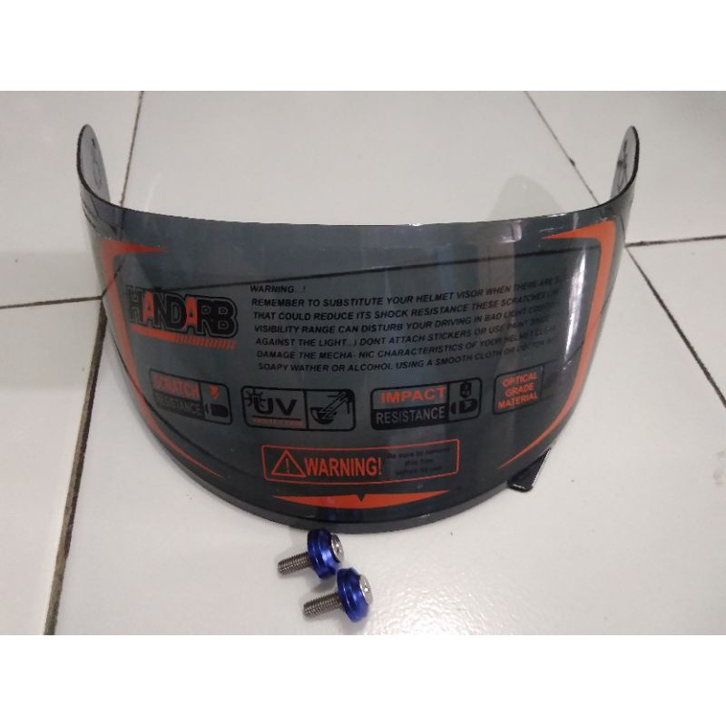 Kaca visor flat Dark smoke custom pnp Yamaha Vixion new dll