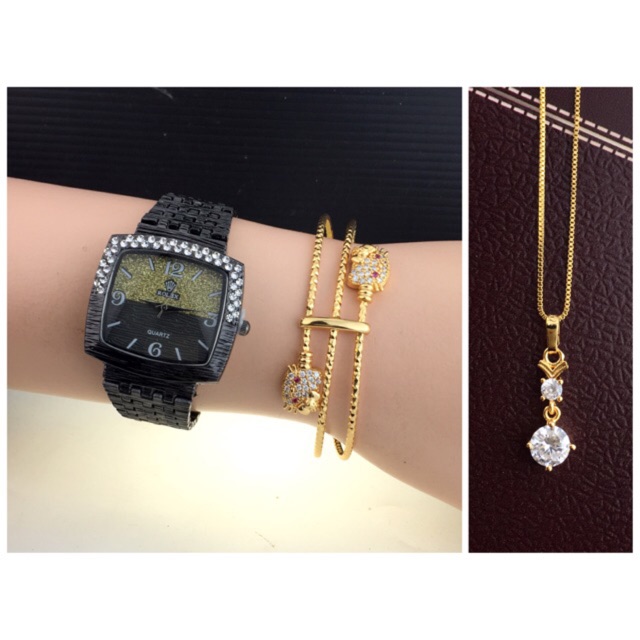 JGK set / 3in1 /Set JGG / Gucci / paket jam 3in1