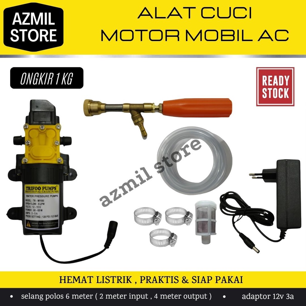 PAKET CUCI MOTOR / MOBIL / AC / MESIN STEAM DINAMO PUMP