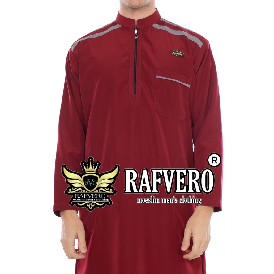 Jubah Pria Gamis Pria Pakaian Muslim Azwan Original Rafvero