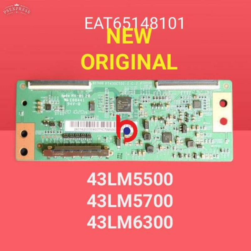 Tcon T con Ticon board logic tv led LG 43LM5700 PTC - 43LM5500 PTA - 43LM6300 PTA 43LM5500PTA 43LM57