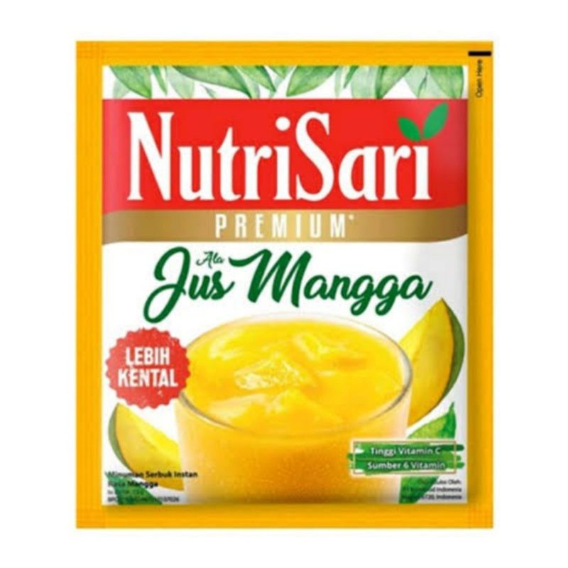 

Nutrisari Premium Jus Mangga 1 Renceng 10 Sachet