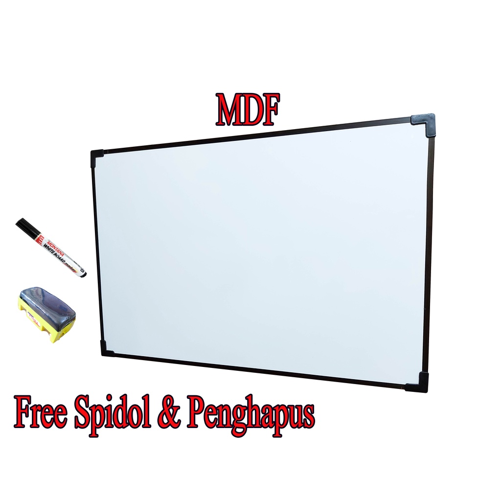 papan tulis 35x50 cm whiteboard magnet dan non magnet