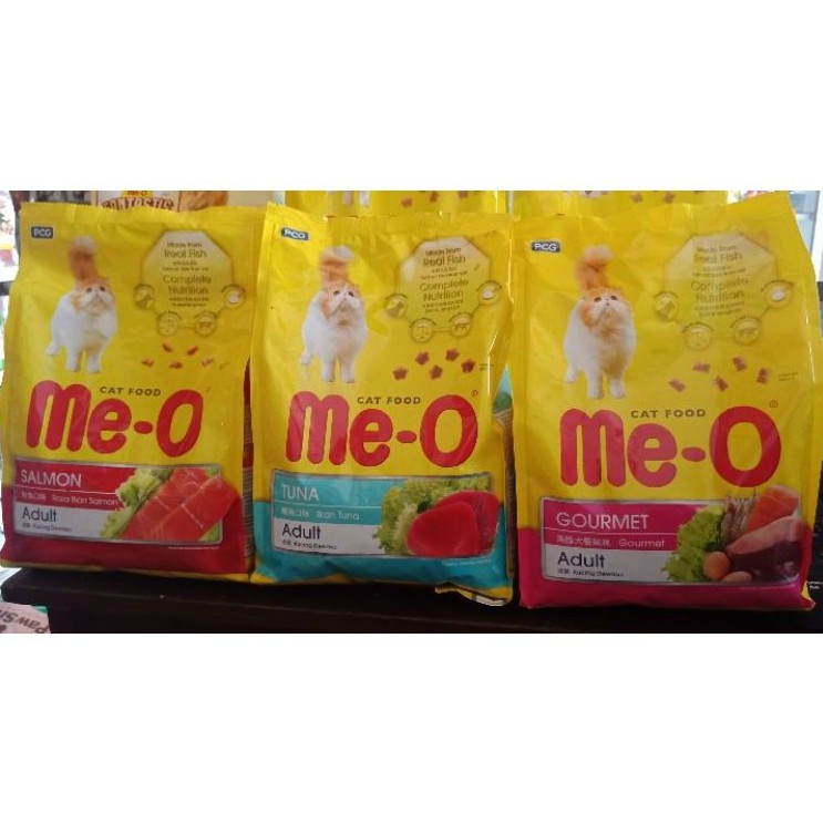 MeO Tuna/ Chicken Vegetable 1,2kg /Salmon/Gourmet/Kitten/Persian 1,1kg fresh pack