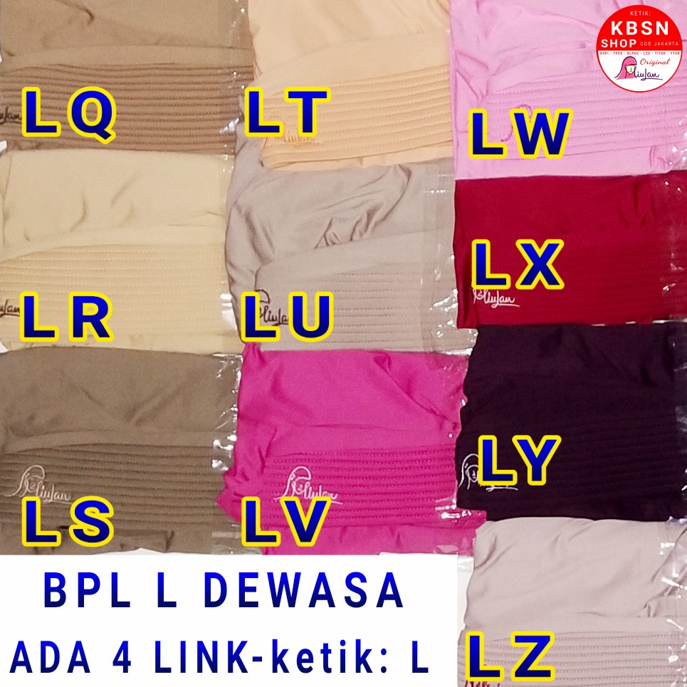 2-GROSIR MIULAN BPL L DEWASA 10 TAHUN KEATAS -KWALITAS BAHAN BAGUS DAN JAHITAN RAPI-MIULAN ORIGINAL/ / READY BERGO HIJAB INSTAN M KIDS J XL JUMBO JENIRA PAMELA FAMELY SALWA MARYAM HAMIDAH KBSN-1