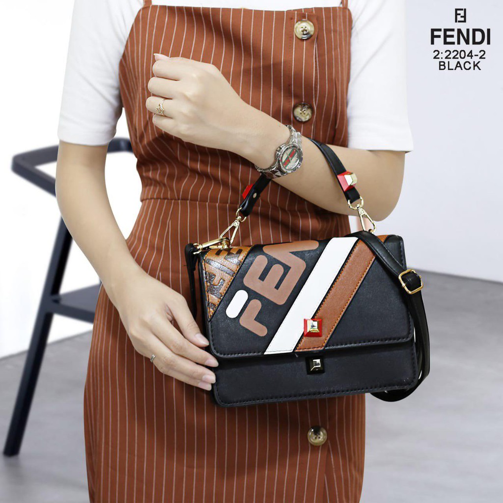 TAS WANITA JINJING/SLEMPANG IMPORT BRAN FENDI 220