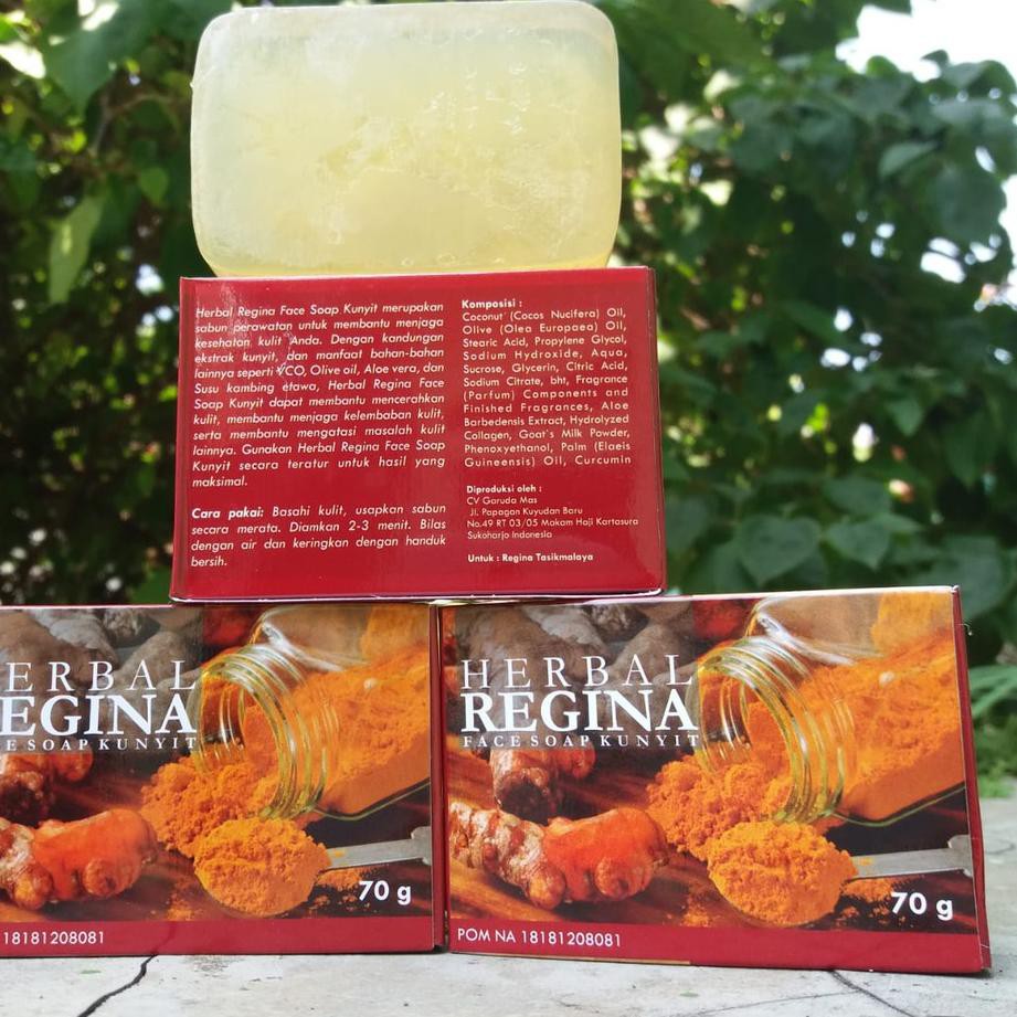 2.2 STOK READY  SABUN HERBAL REGINA ORIGINAL BPOM - SABUN GATAL,PANU,KADAS,KURAP DAN JAMUR KULIT