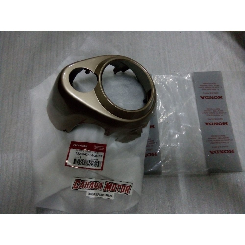 Cover Kilometer KM Atas Scoopy Lama Karbu Coklat Original