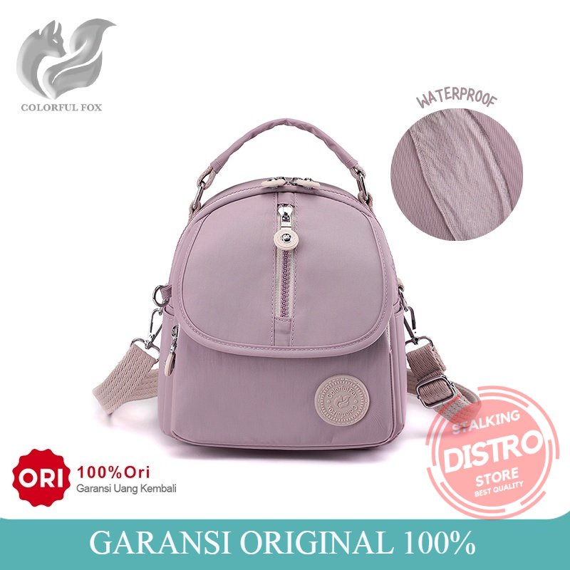 Tas Selempang Wanita COLORFUL FOX 6255 Tas Ransel Wanita Sling Bag Wanita Tas Anti Air tas wanita ta