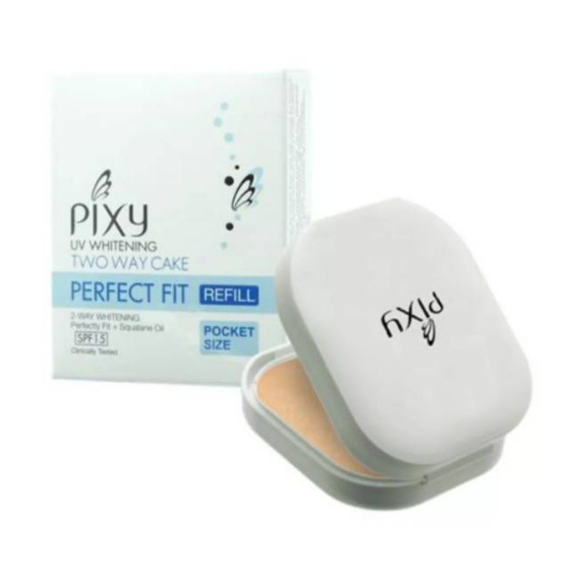 PIXY TWO WAY CAKE PERFECT FIT SPF15 POKET SIZE / TWC FULLCASE BESAR