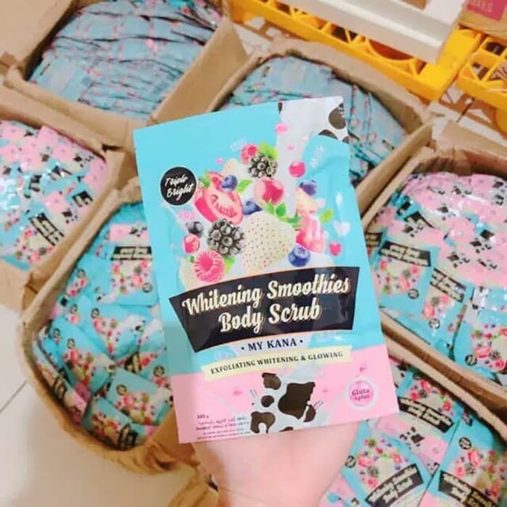 Mykana whitening body scrub / My kana whitening smoothies body scrub
