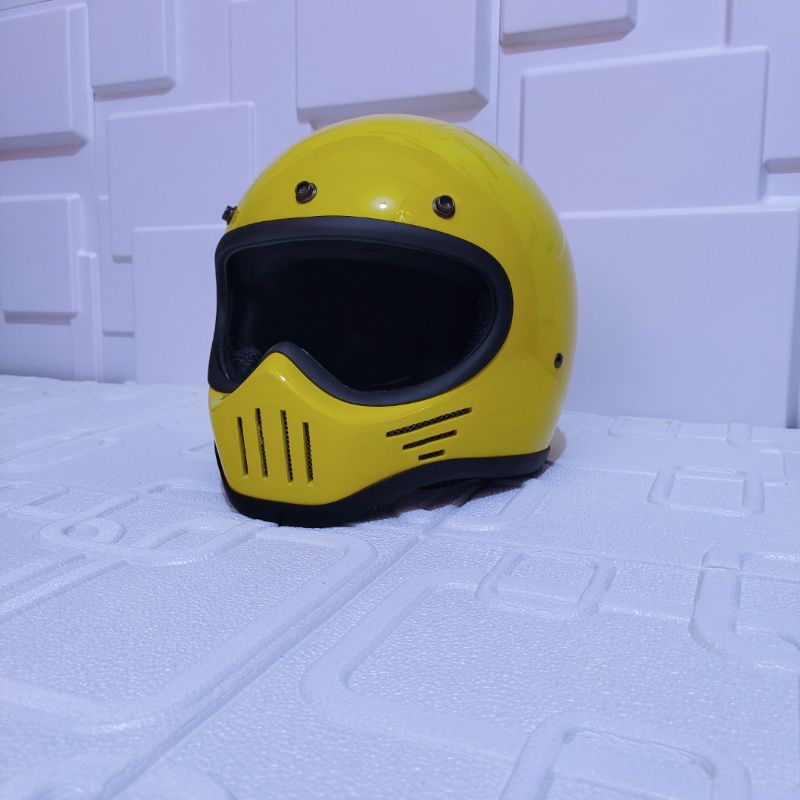 HELM CUSTOM SIMPSON M30 CAKIL RETRO FULL FACE CLASSIC