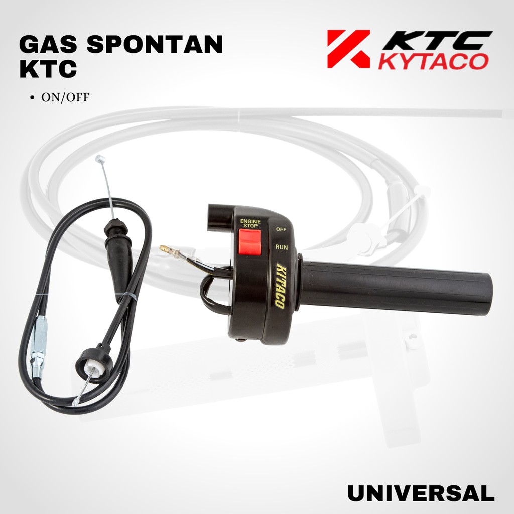 Gas spontan ktc on/of hitam