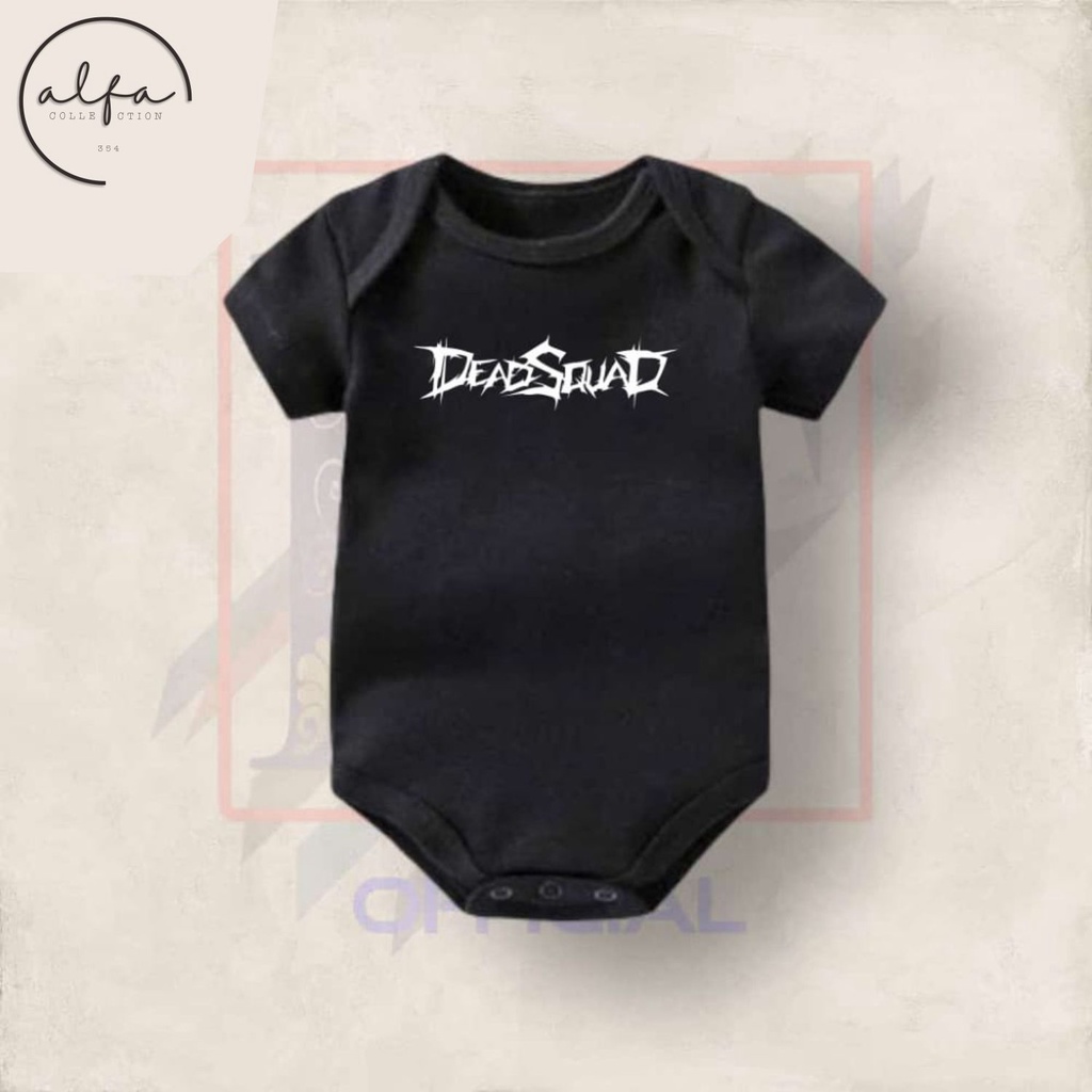 Kaos baju bayi band DEADSQUAD feat STARGAZERS jumper baby kids kaus distro logo METAL tee tulisan us