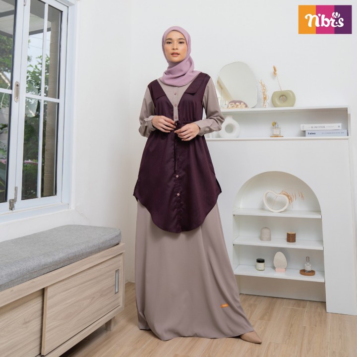 Gamis Nibras NB B104 / Fashion Muslim Dress