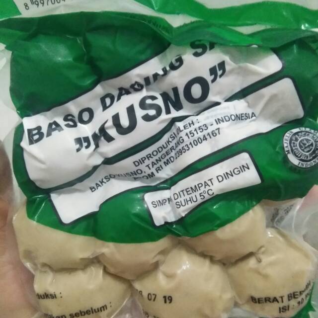 

Bakso kusno daging asli 250 gr