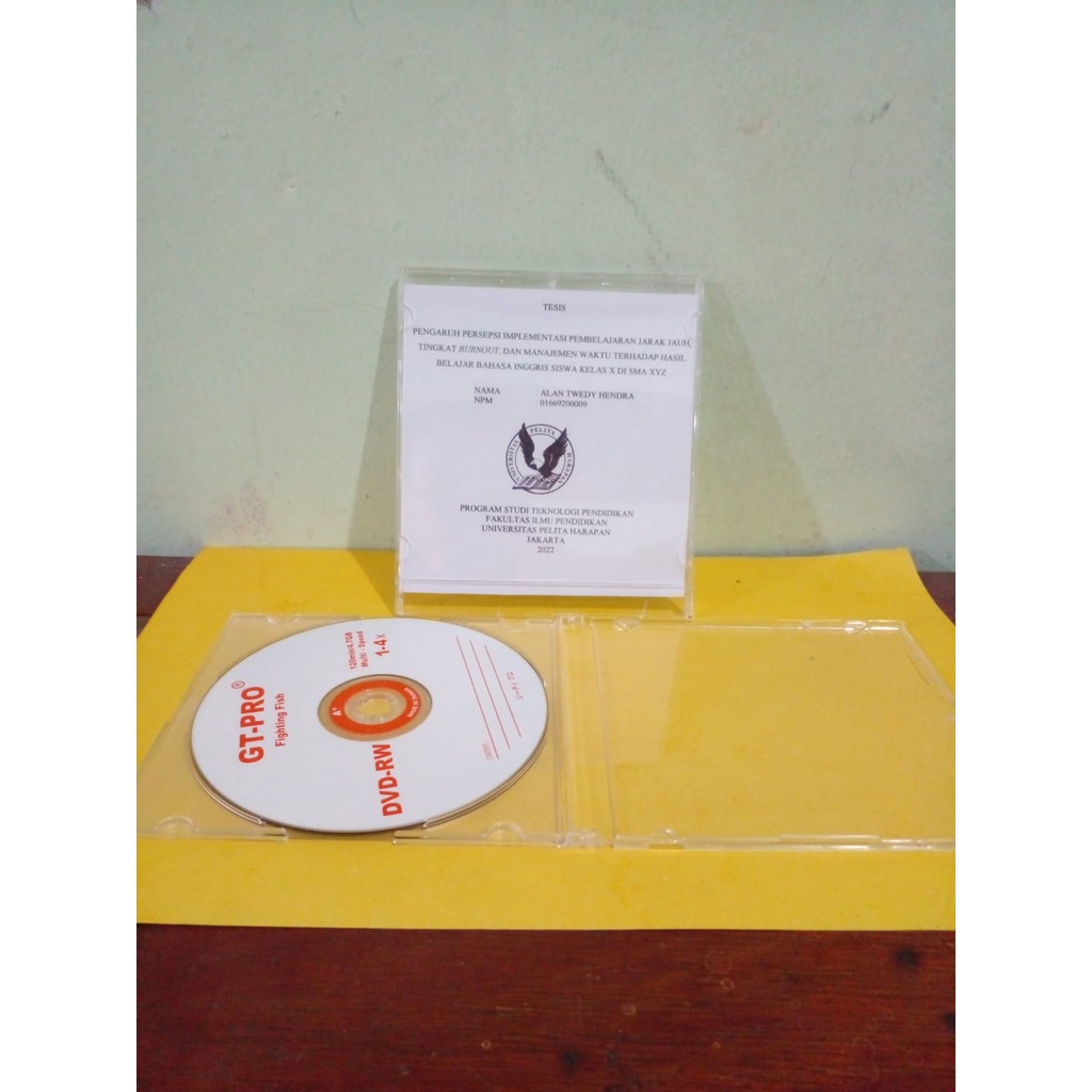 

Casing CD/DVD KOTAK Bening