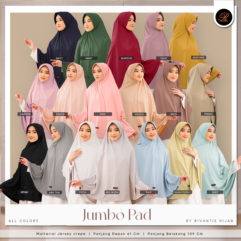 Jual BACA DESKRIPSI Jilbab Jumbo Pet JB Pet Hijab Instan Jersey Bergo ...